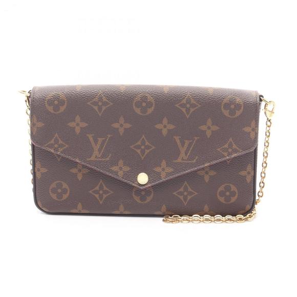Louis Vuitton Felicie Pochette Shoulder Bag, PVC-Coated Canvas and Leather, M... - Picture 1 of 8